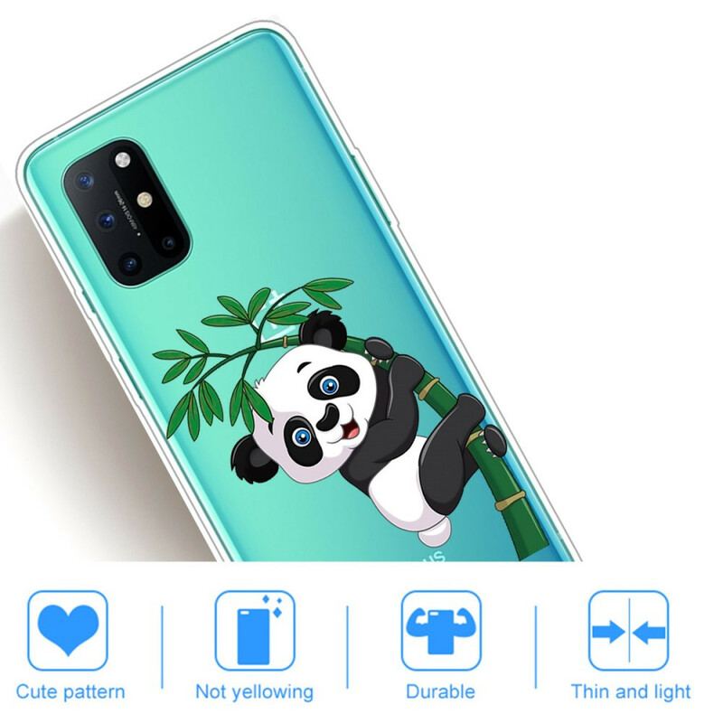 Capa Para OnePlus 8T Panda Sem Costura Em Bambu