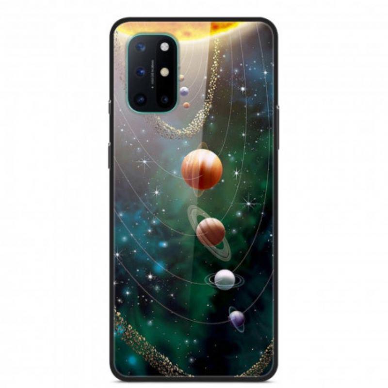 Capa Para OnePlus 8T Sistema Solar De Planetas De Vidro Temperado