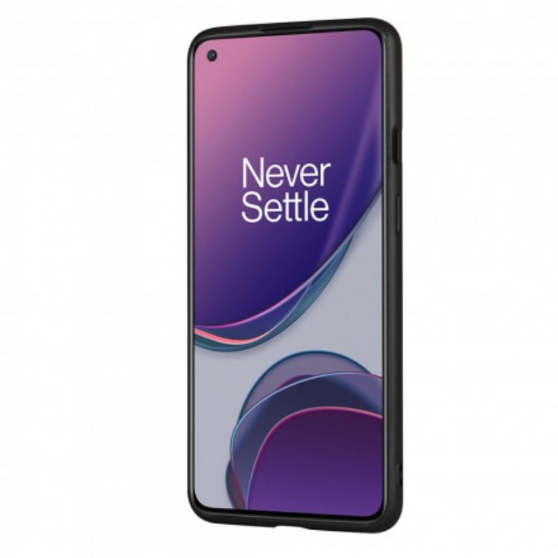 Capa Para OnePlus 8T Suporte Para Cartão E Cordão