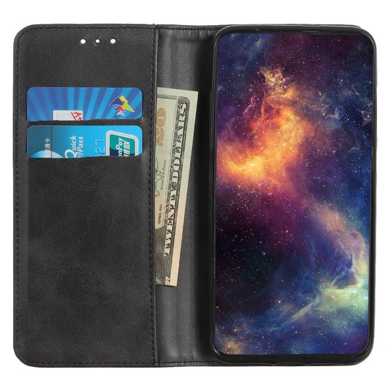 Capa De Celular Para Google Pixel 7 Pro Flip Clássico Couro Rachado