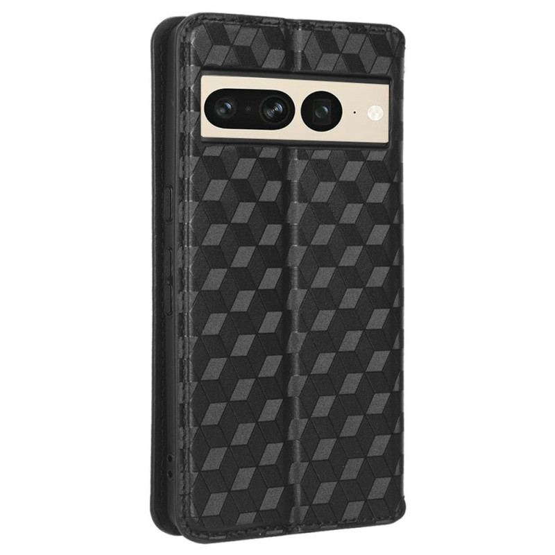 Capa De Celular Para Google Pixel 7 Pro Flip Cubos 3d