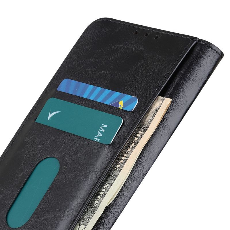 Capa Flip Para Google Pixel 7 Pro Efeito Couro Tricolor