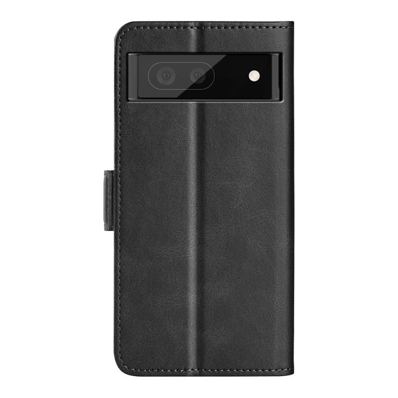 Capa Flip Para Google Pixel 7 Pro Fecho Duplo