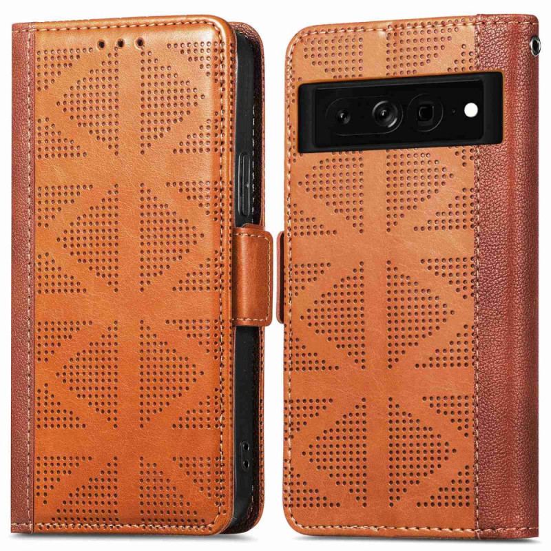 Capa Flip Para Google Pixel 7 Pro À Moda