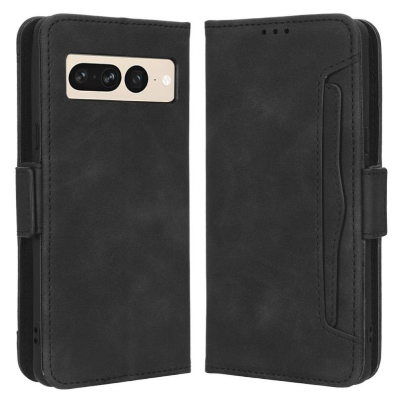 Capa Folio Para Google Pixel 7 Pro Cartões Múltiplos