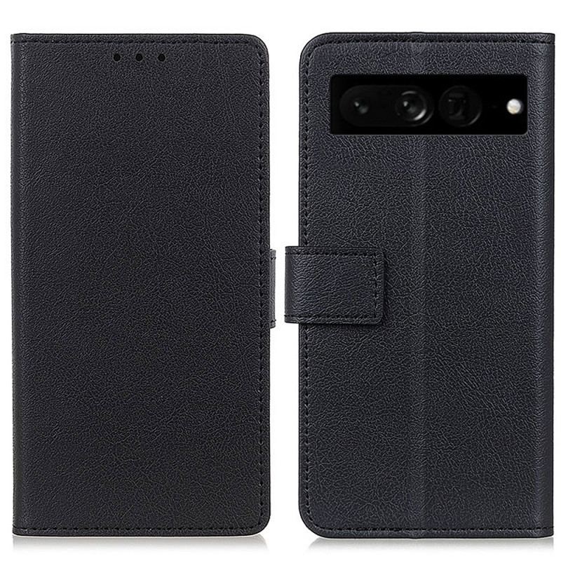 Capa Folio Para Google Pixel 7 Pro Clássico