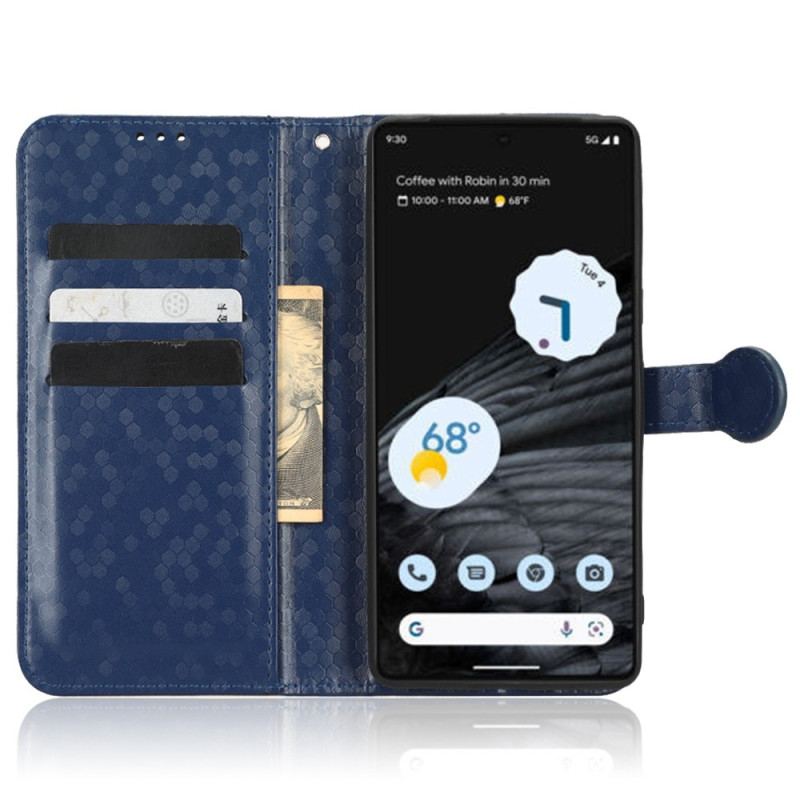 Capa Folio Para Google Pixel 7 Pro De Cordão Design Strappy 3d