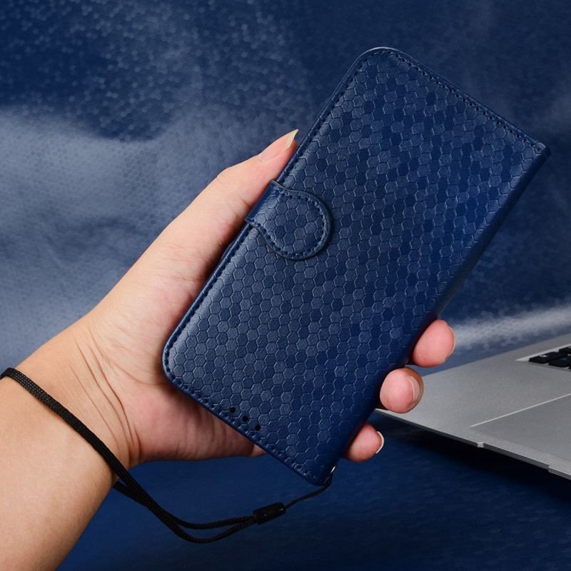 Capa Folio Para Google Pixel 7 Pro De Cordão Design Strappy 3d