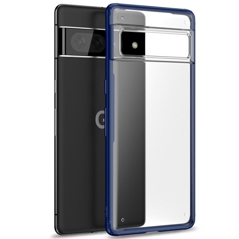 Capa Para Google Pixel 7 Pro Bordas Coloridas Translúcidas