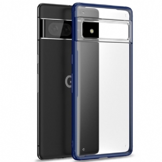 Capa Para Google Pixel 7 Pro Bordas Coloridas Translúcidas