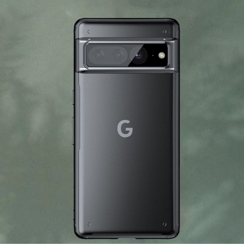 Capa Para Google Pixel 7 Pro Bordas Coloridas Translúcidas