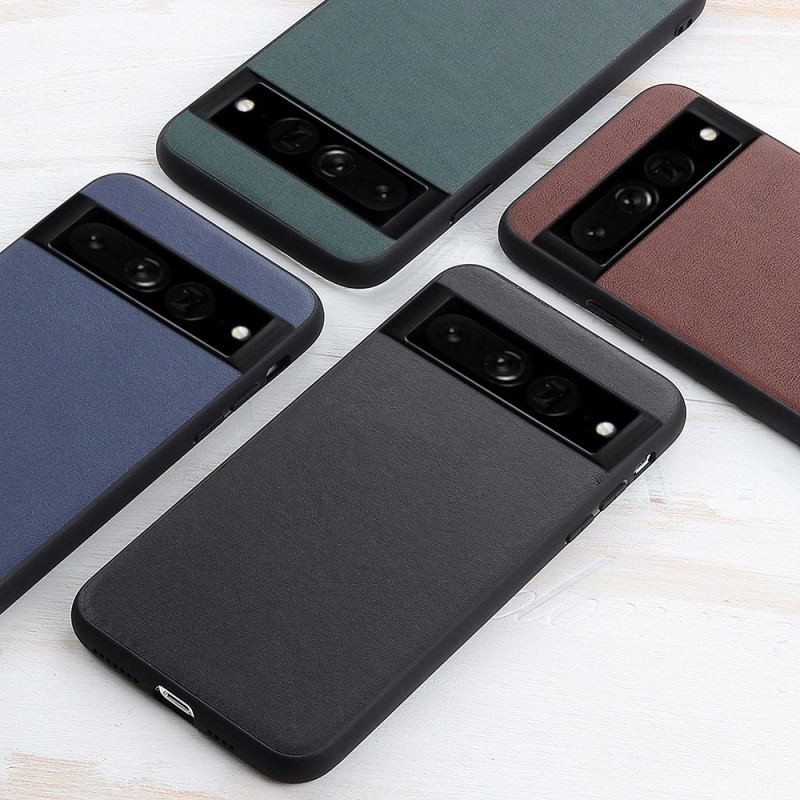 Capa Para Google Pixel 7 Pro Couro Genuíno