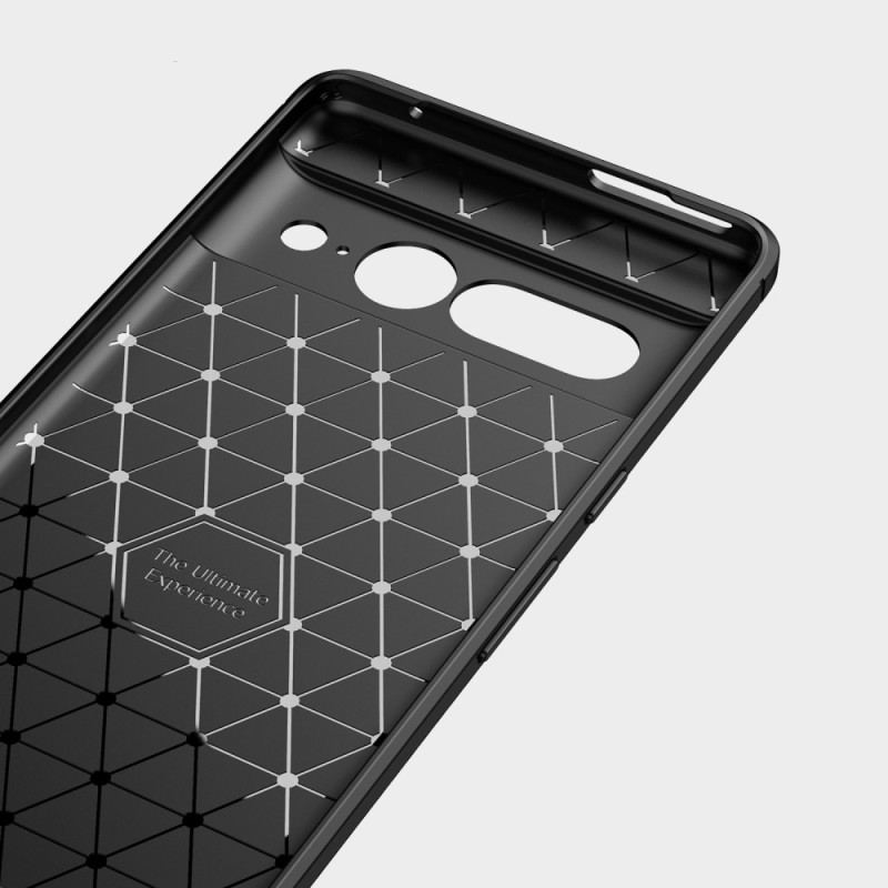 Capa Para Google Pixel 7 Pro Fibra De Carbono Escovada