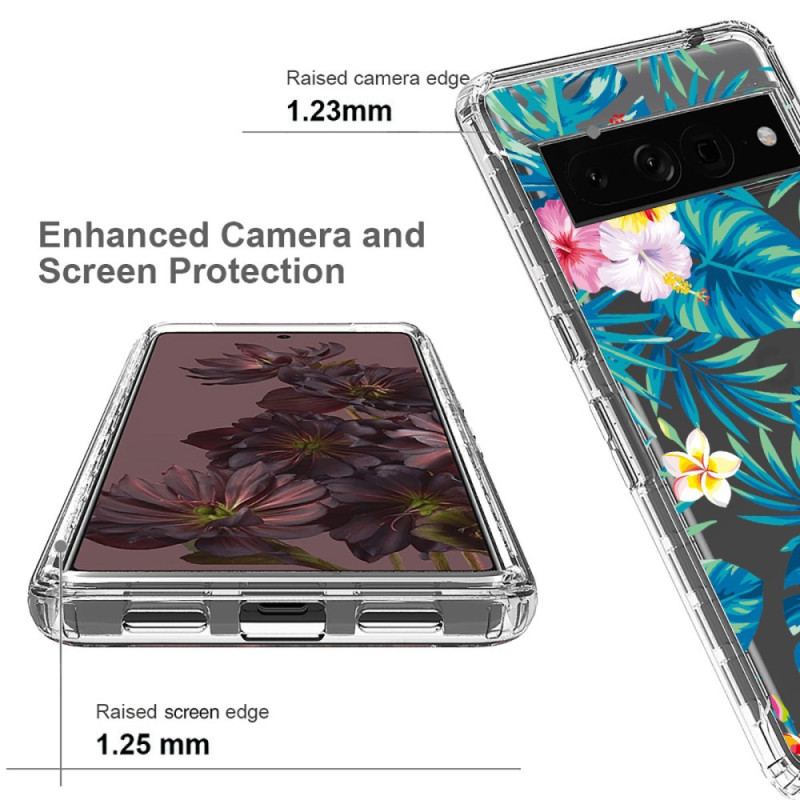 Capa Para Google Pixel 7 Pro Flores Extravagantes