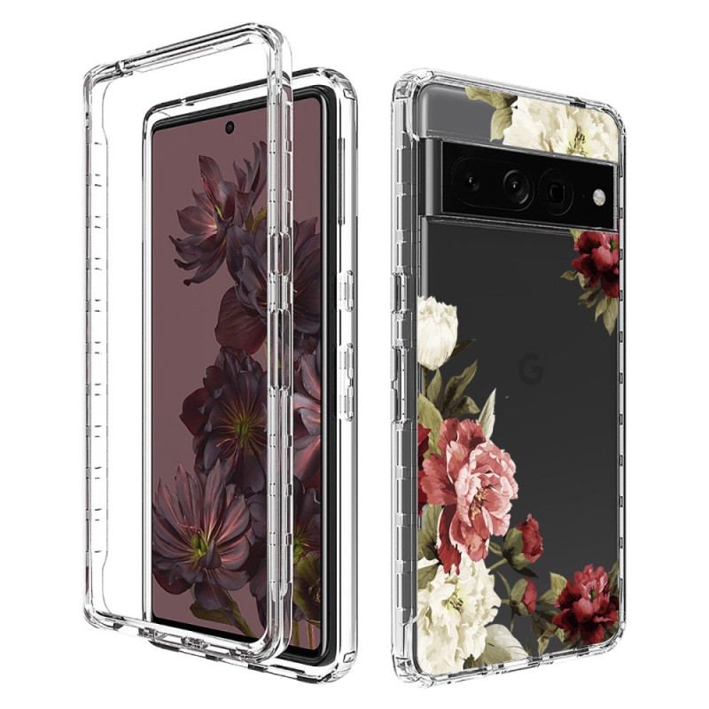 Capa Para Google Pixel 7 Pro Flores Sem Costura