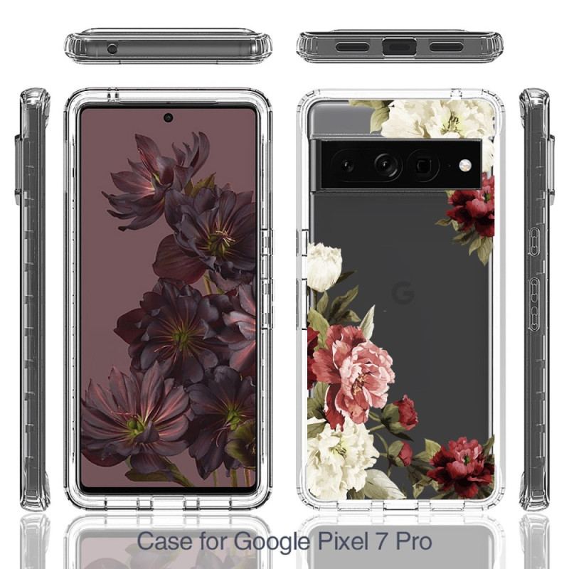 Capa Para Google Pixel 7 Pro Flores Sem Costura