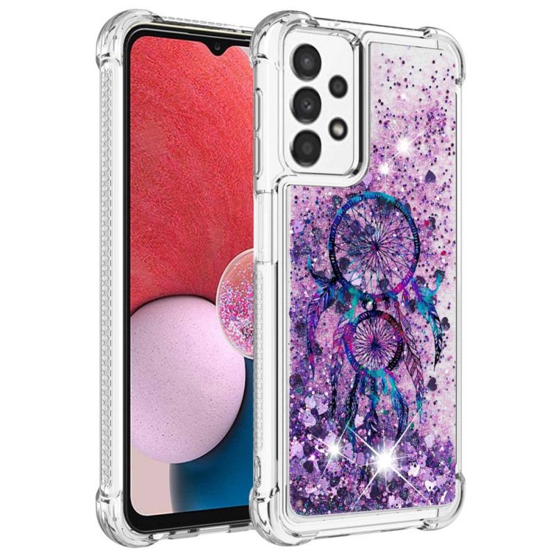 Capa De Celular Para Samsung Galaxy A13 Apanhador De Sonhos Glitter