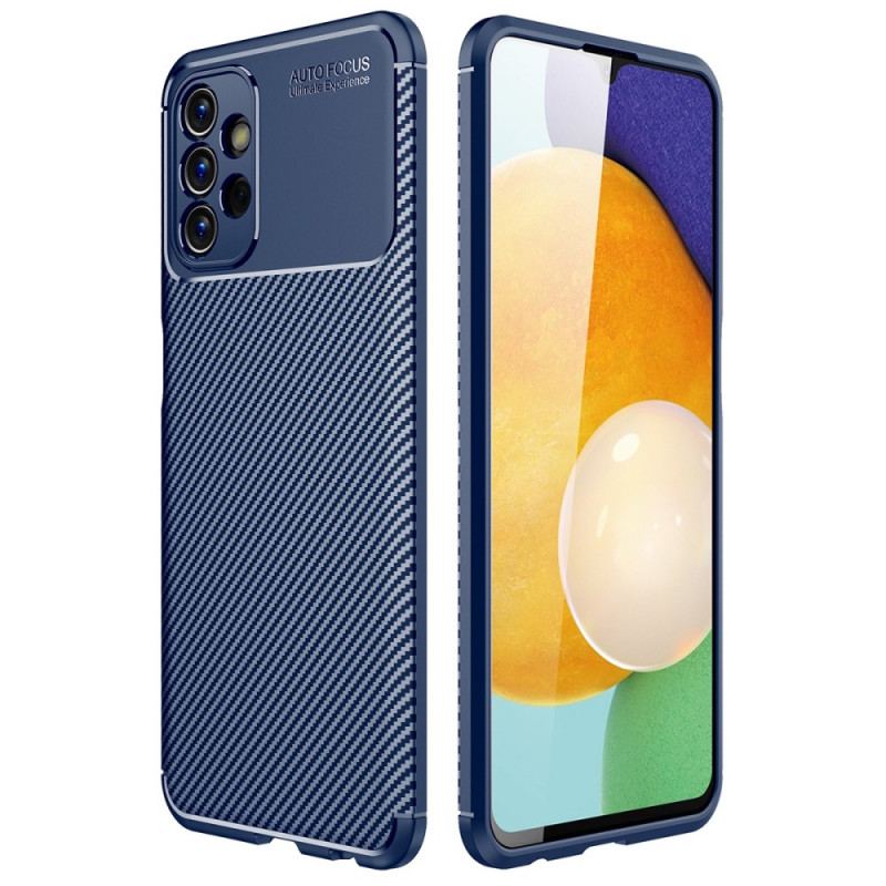 Capa De Celular Para Samsung Galaxy A13 Textura Flexível De Fibra De Carbono