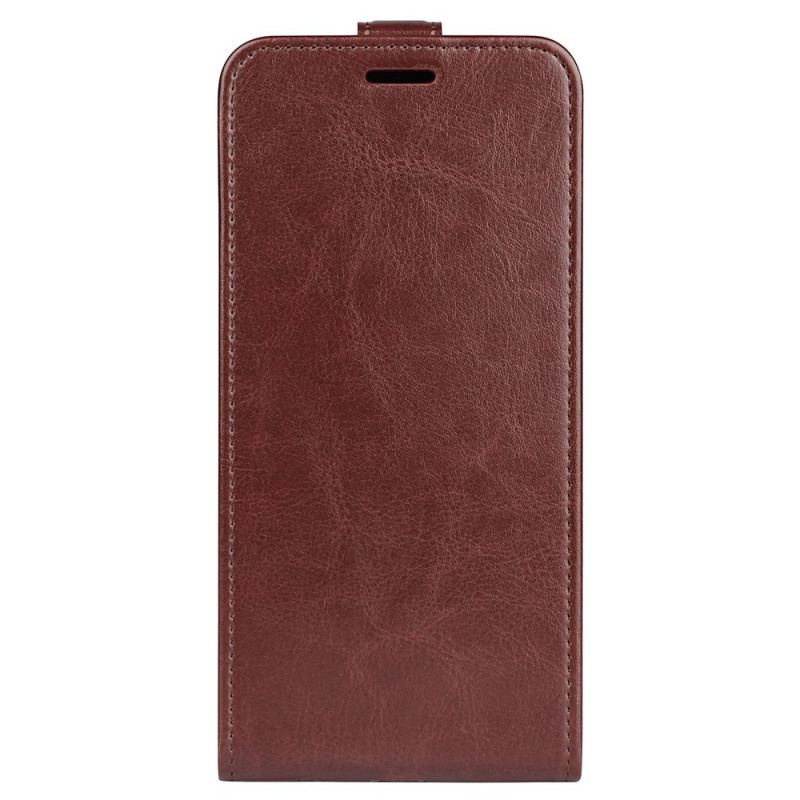 Capa De Couro Para Samsung Galaxy A13 Flip Efeito De Couro Com Aba Vertical