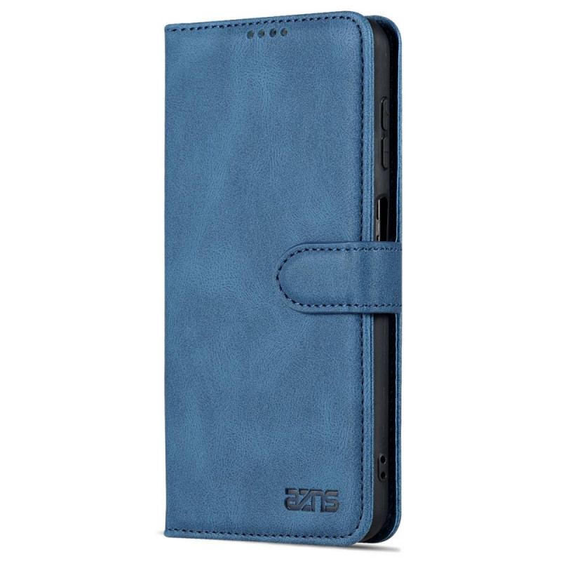 Capa Em Pele Para Samsung Galaxy A13 De Cordão Strappy Estilo Vintage Azns