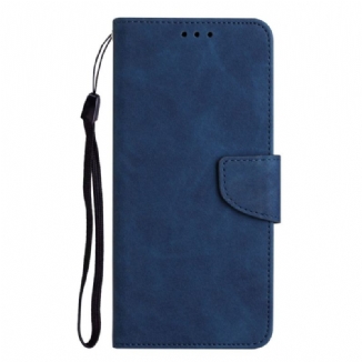 Capa Flip Para Samsung Galaxy A13 De Cordão Estilo Vintage Com Tiras