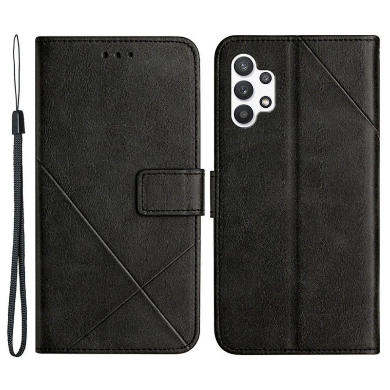 Capa Flip Para Samsung Galaxy A13 Estilo Couro X