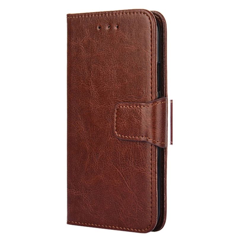 Capa Flip Para Samsung Galaxy A13 Estilo Vintage De Couro