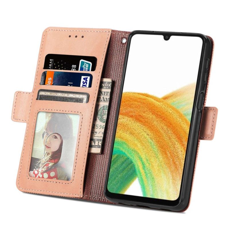 Capa Flip Para Samsung Galaxy A13 À Moda