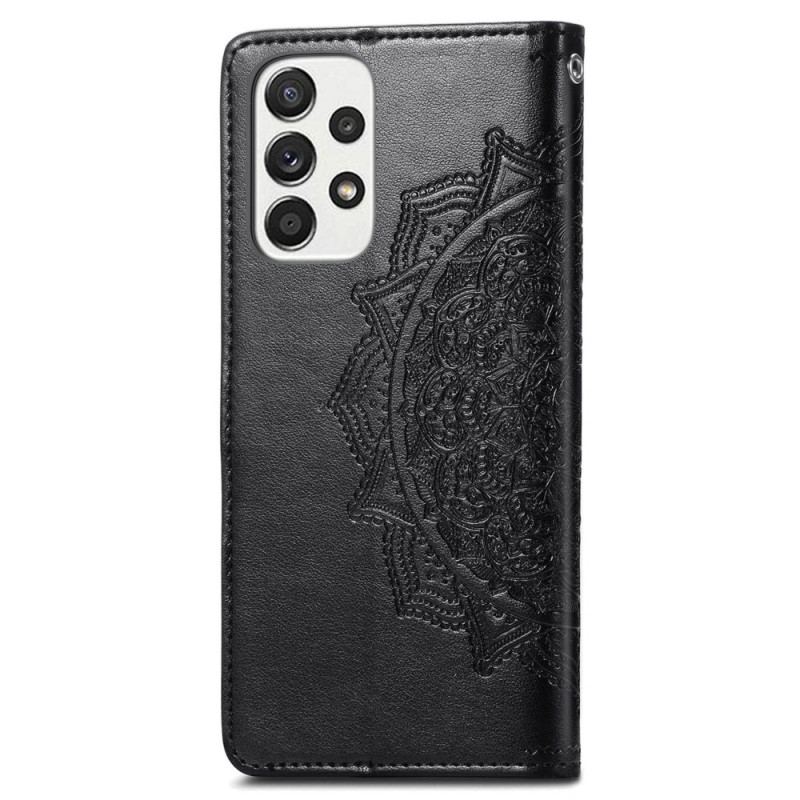 Capa Folio Para Samsung Galaxy A13 Mandala Idade Média