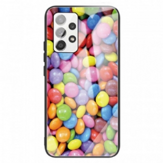 Capa Para Samsung Galaxy A13 Bombons De Vidro Temperado