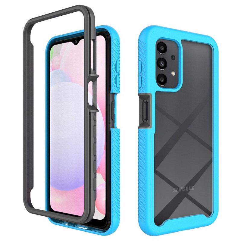 Capa Para Samsung Galaxy A13 Bordas De Silicone Híbridas