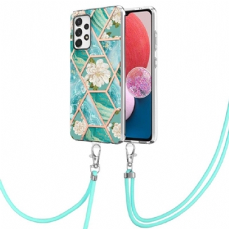 Capa Para Samsung Galaxy A13 De celular Com Cordão De Flor