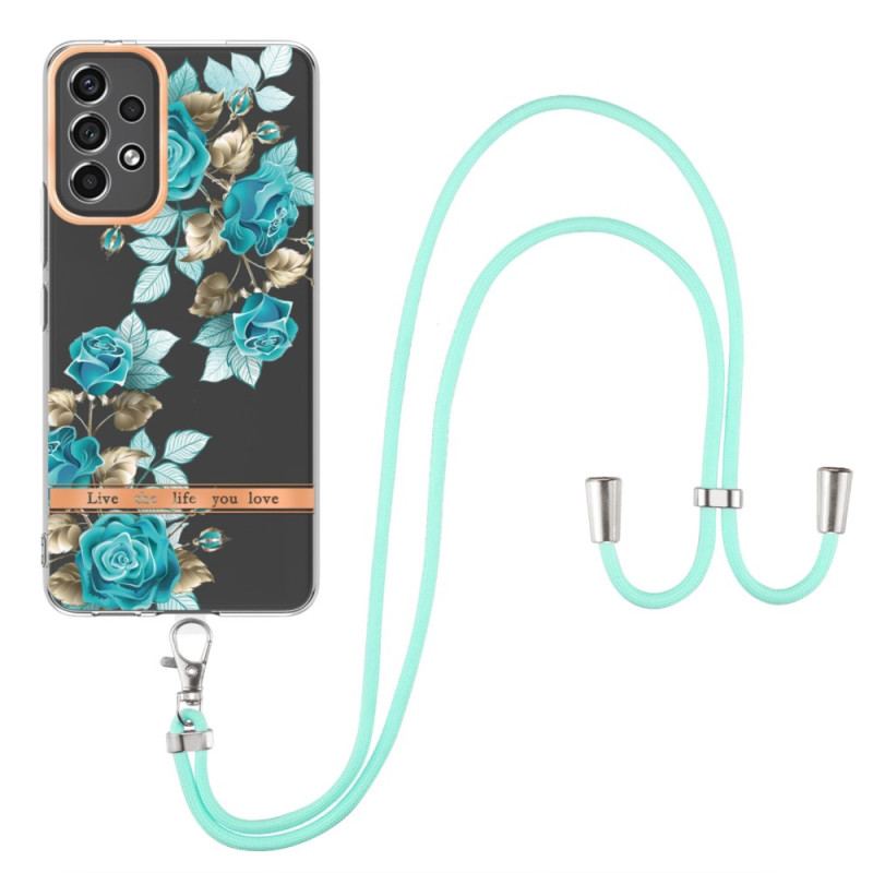 Capa Para Samsung Galaxy A13 De celular Cordão Floral