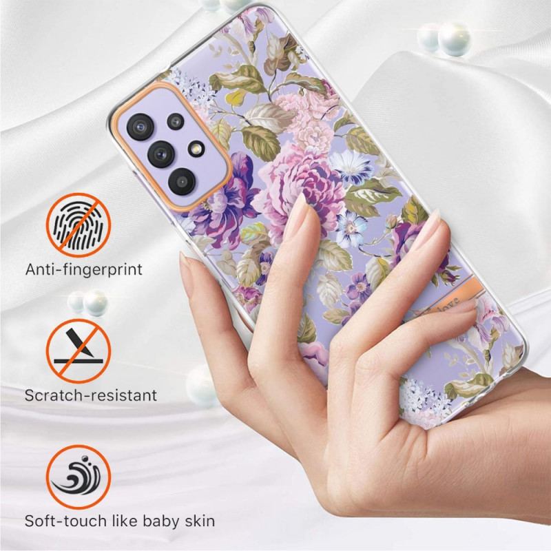 Capa Para Samsung Galaxy A13 Floral Sem Costura