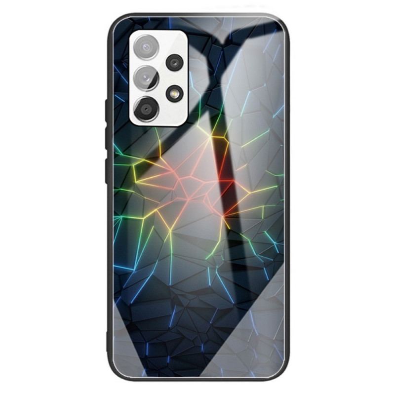 Capa Para Samsung Galaxy A13 Geometria Vidro Temperado