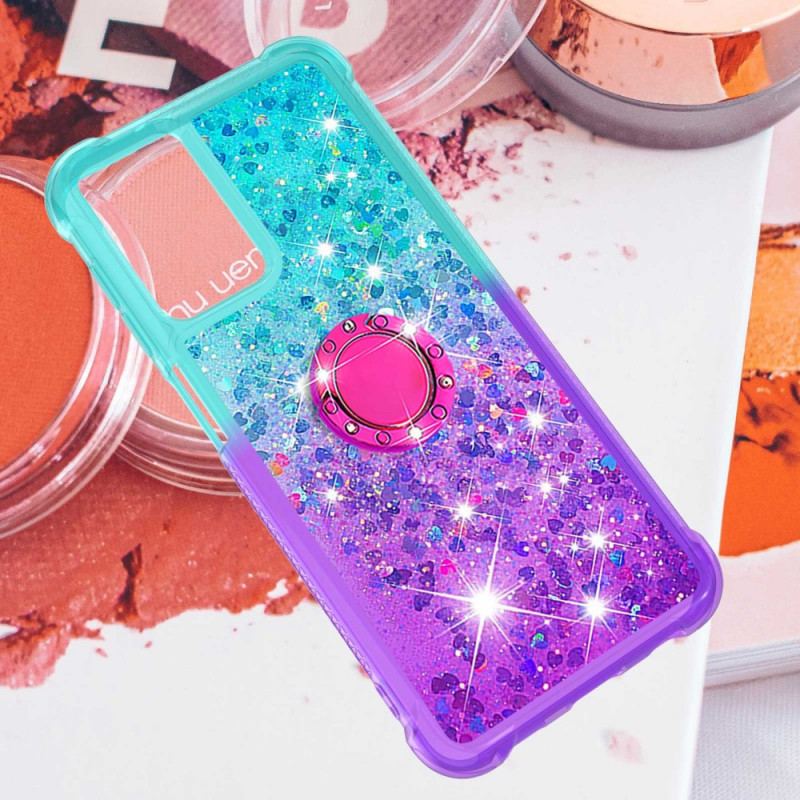 Capa Para Samsung Galaxy A13 Suporte De Anel Glitter