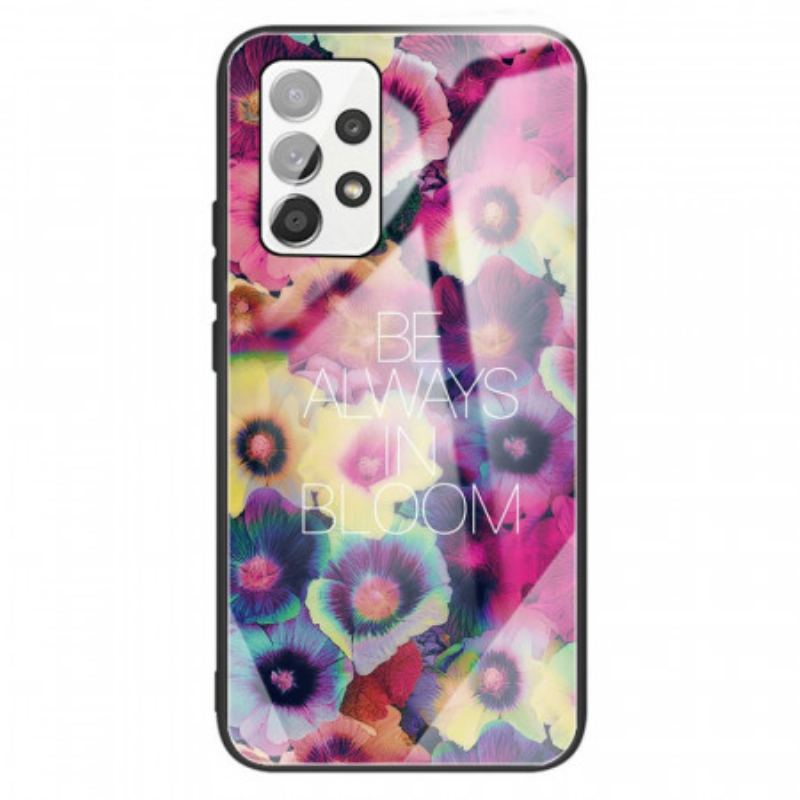 Capa Para Samsung Galaxy A13 Vidro Temperado Be Always In Bloom