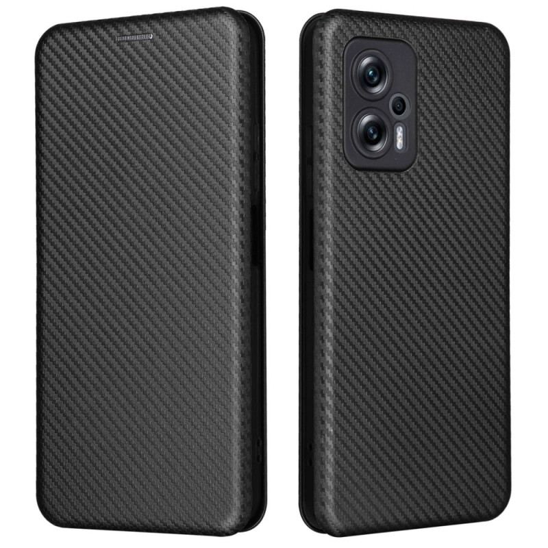 Capa De Celular Para Poco X4 GT Flip Padrão Chevron De Ângulo Arredondado