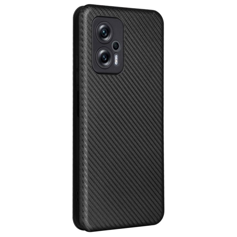 Capa De Celular Para Poco X4 GT Flip Padrão Chevron De Ângulo Arredondado