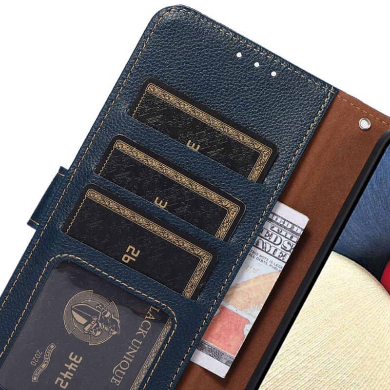 Capa Flip Para Poco X4 GT Estilo Lichia Rfid Khazneh