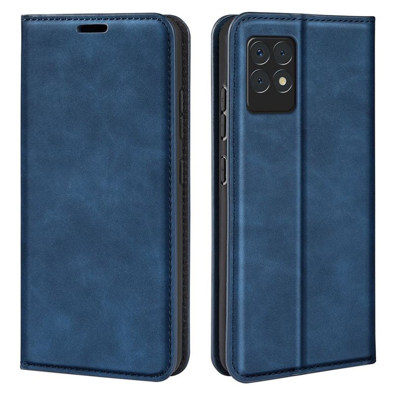 Capa De Celular Para Realme 8i Flip Suavidade Ao Toque Da Pele