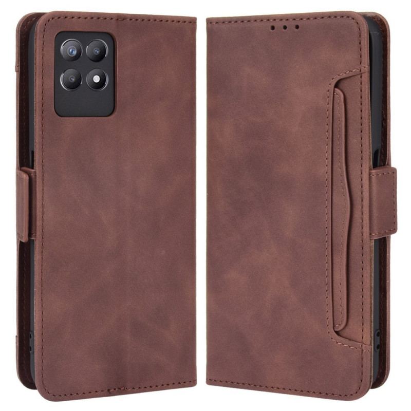 Capa Flip Para Realme 8i Multi-card Premier Class