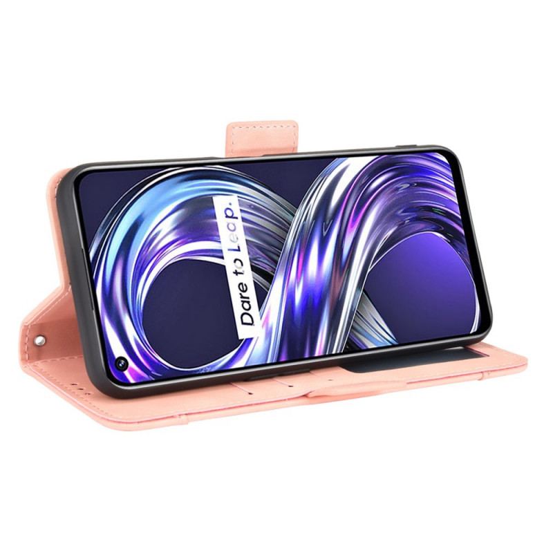 Capa Flip Para Realme 8i Multi-card Premier Class