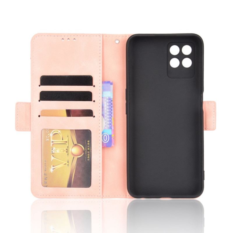 Capa Flip Para Realme 8i Multi-card Premier Class