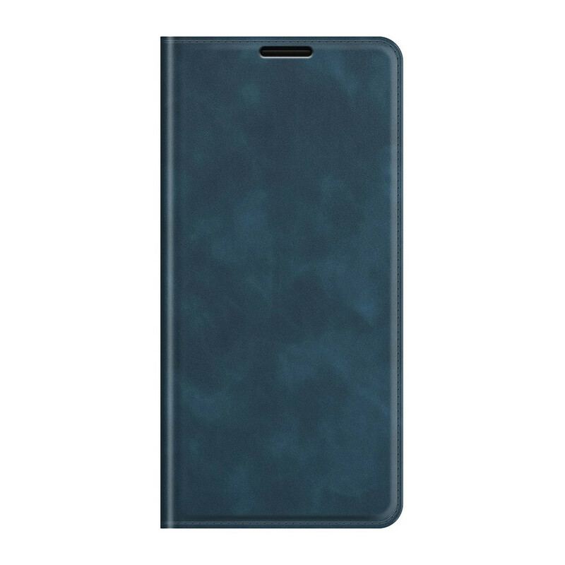 Capa De Celular Para Oppo Find X3 Neo Flip Efeito Couro Toque Sedoso