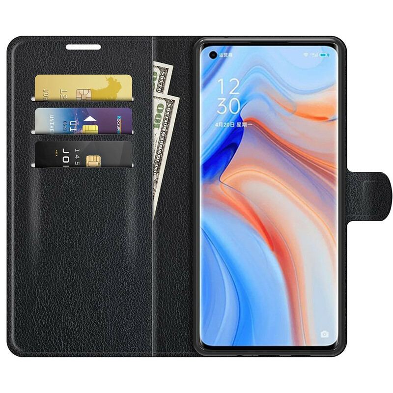 Capa Flip Para Oppo Find X3 Neo Clássico