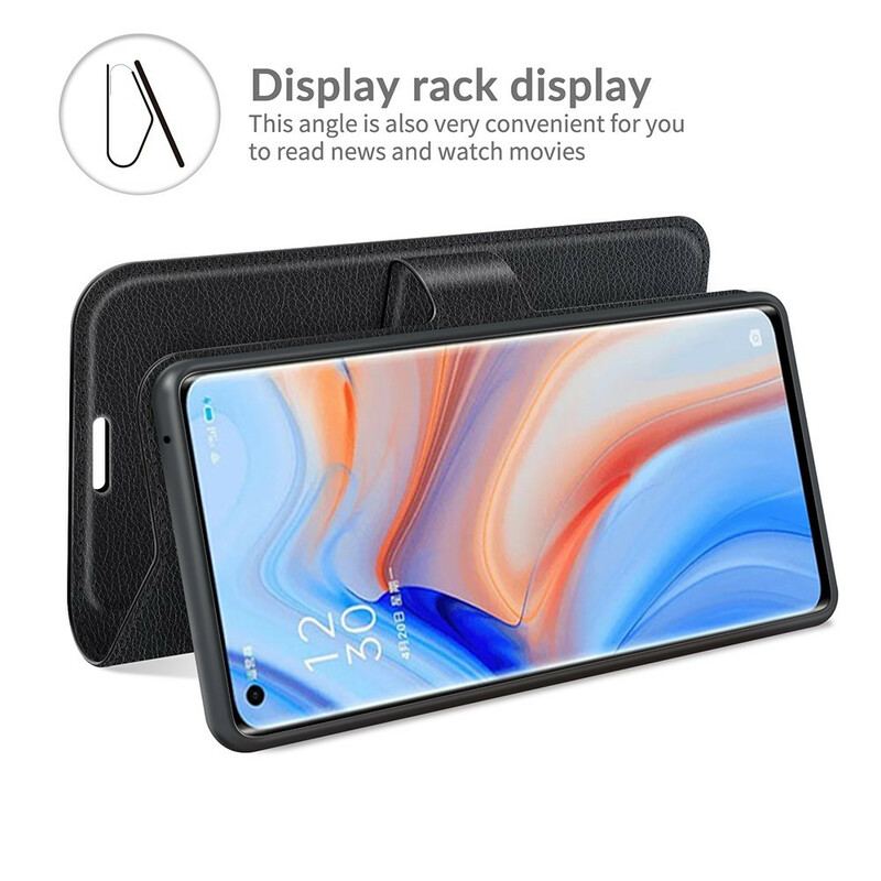 Capa Flip Para Oppo Find X3 Neo Clássico