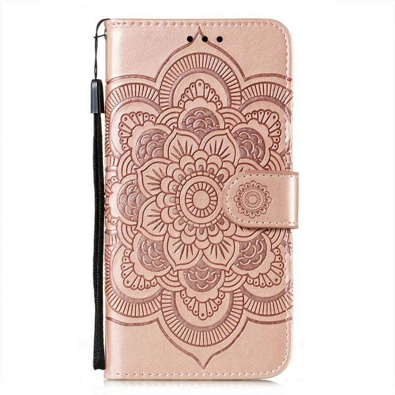 Capa Flip Para Oppo Find X3 Neo De Cordão Mandala Alça Completo