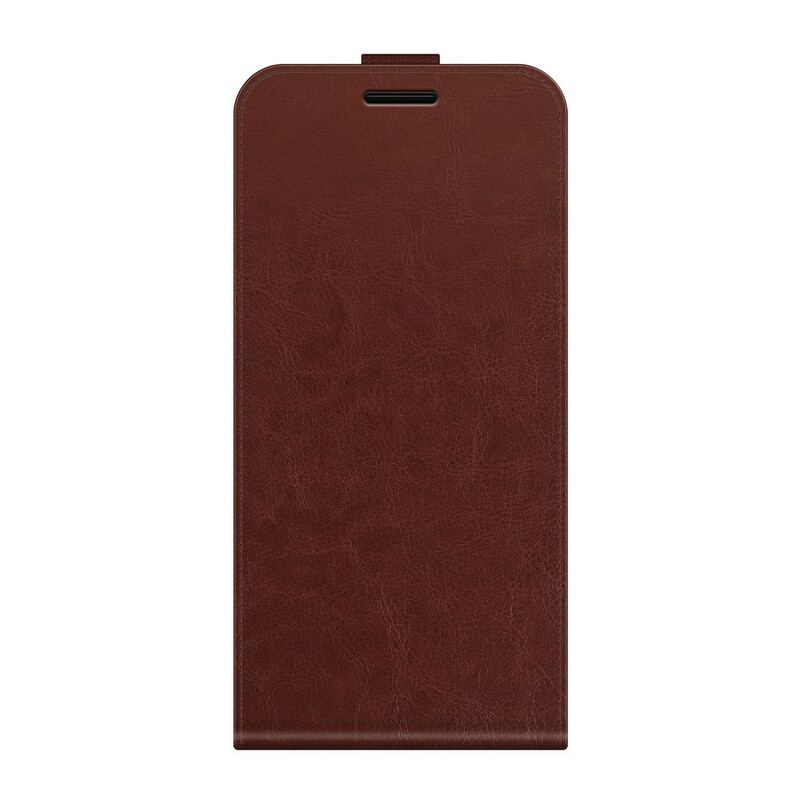 Capa Flip Para Oppo Find X3 Neo De Couro Aba Vertical Efeito Couro