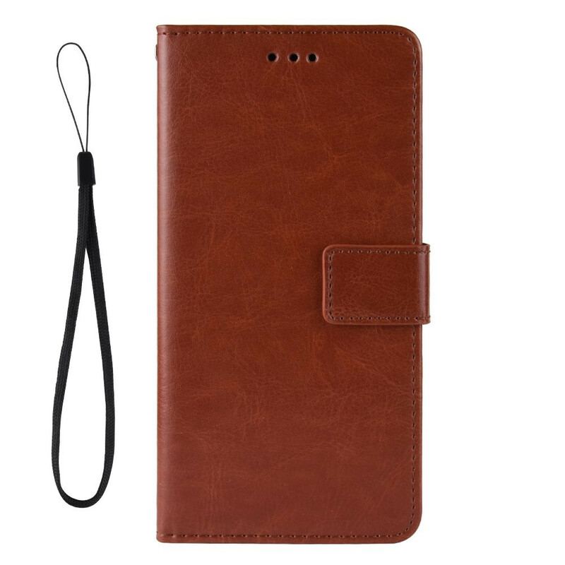 Capa Folio Para Oppo Find X3 Neo Couro Falso Chamativo